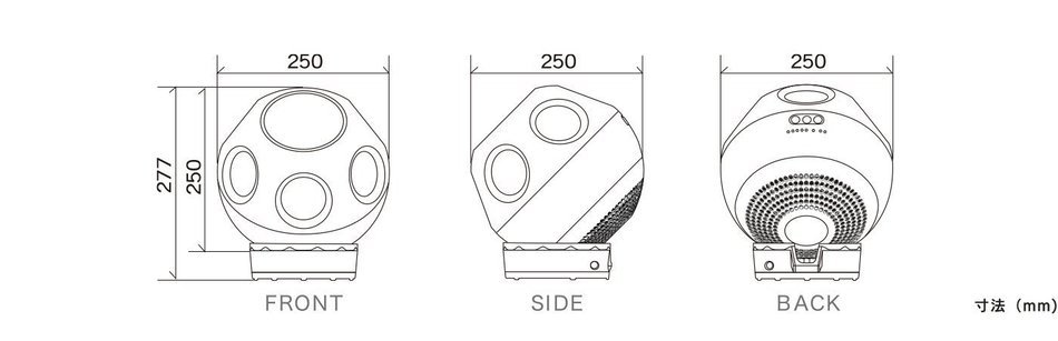 Panasonic [Electric fan] Sokaze-ki (Crystal Red) (Sokaze-ki Q) F-BL25Z-R N2
