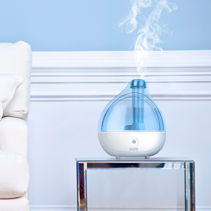 Ultrasonic Cool Mist Humidifier - Premium Humidifying Unit with Whisper-quiet Operation, Automatic Shut-off, and... N12