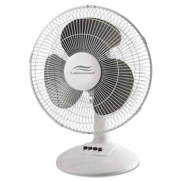 Lakewood LDF1210B-WM 12-Inch Oscillating Table Fan N2