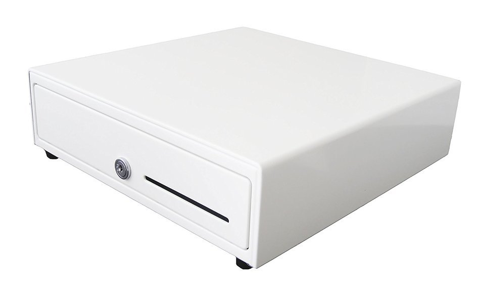 APG VB320-AW1313-B27 Vasario Series Standard-Duty Cash Drawer with MultiPRO Interface, Painted Front, 13.8" x...