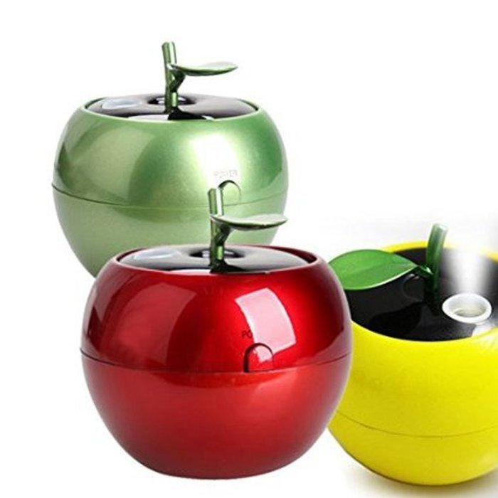 RipaFire&reg; Apple Shape Anion Humidifier Mini USB Mist Air Humidifier Purifier for Bedrooms Living Rooms Car Home... N6
