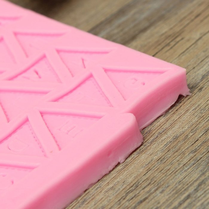 GOOTRADES Letter Flag Bunting Silicone Fondant Mold Cake Decorating Chocolate Mould Baking