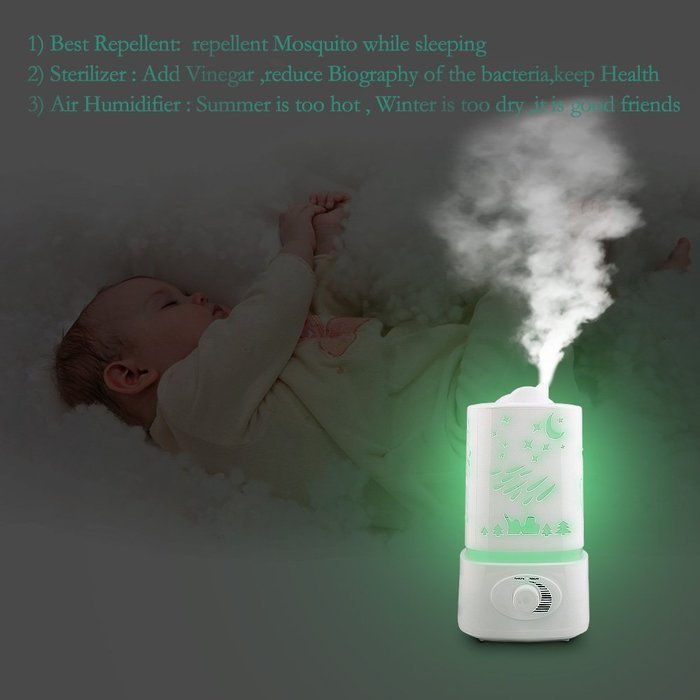 Konliking Aromatherapy Essential Oil Diffuser With Colorful LED Lights For Home Office Baby Use Automatic Shut... N6