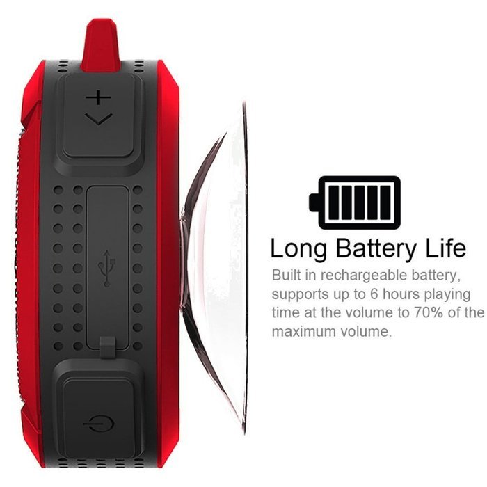 OUTDOOR Waterproof Bluetooth Speaker Shockproof, Built-in Control Buttons, Speakerphone, Powerful Suction Cup/... N3