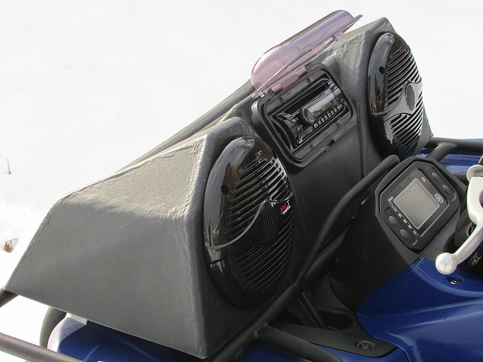 SD ATVBBT2B -ATV Four Wheeler Stereo System Bluetooth (2-6.5" marine speakers) N3