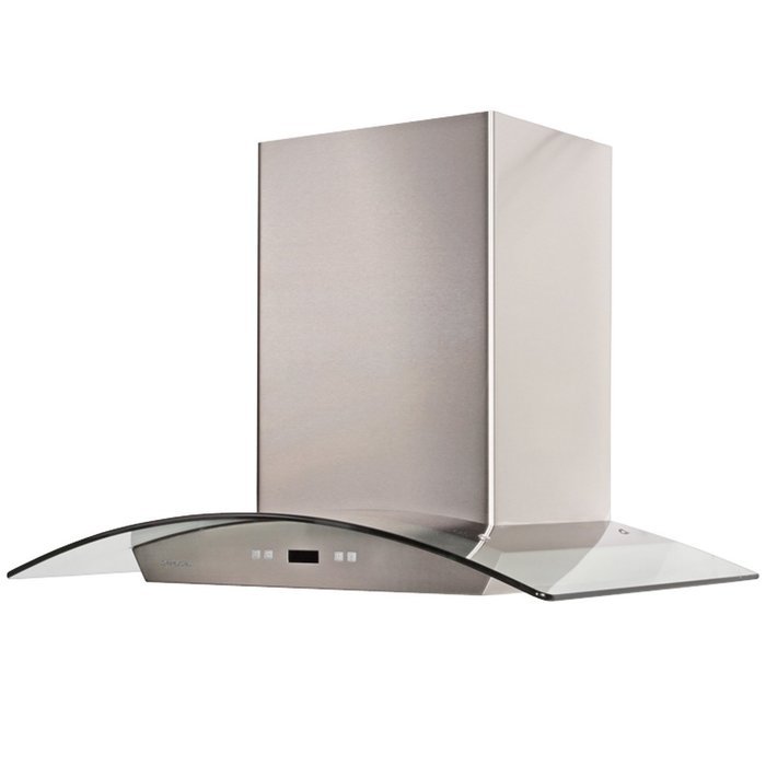 CAVALIERE 30" Wall Mounted Stainless Steel / Glass Kitchen Range Hood 900 CFM SV218D-30