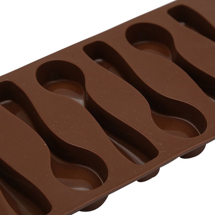 Beauty Clubs Silicone Spoon Chocolate Molds Baking Biscuit Candy Molud N5