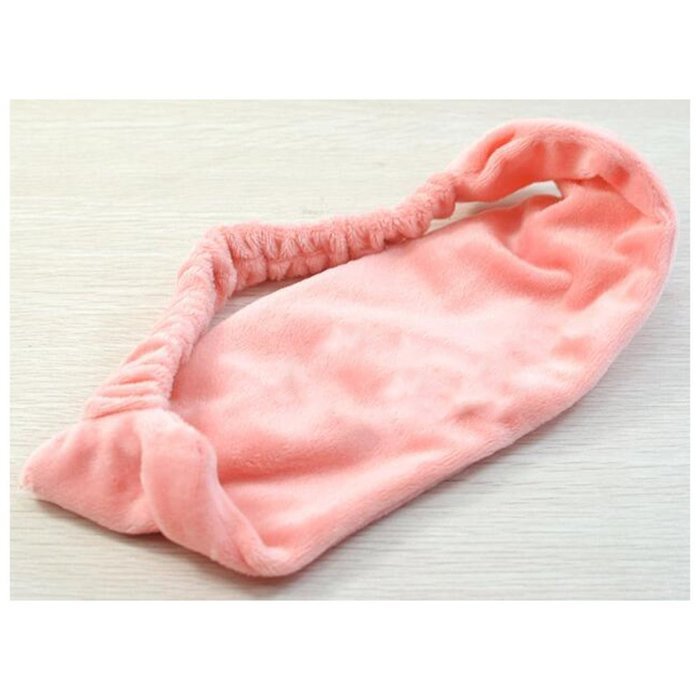 Yaheeda 3pcs Women Hair Band,Cat Ears Design Makeup Cosmetic Shower Sports Hairlace Elastic Headband,Pink N7