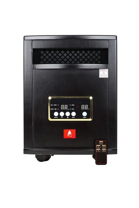 Deluxe Cherry 1,000sq Ft Portable Indoor Quartz Infrared Atlas Heater with Remote & Two Year Warranty! N2