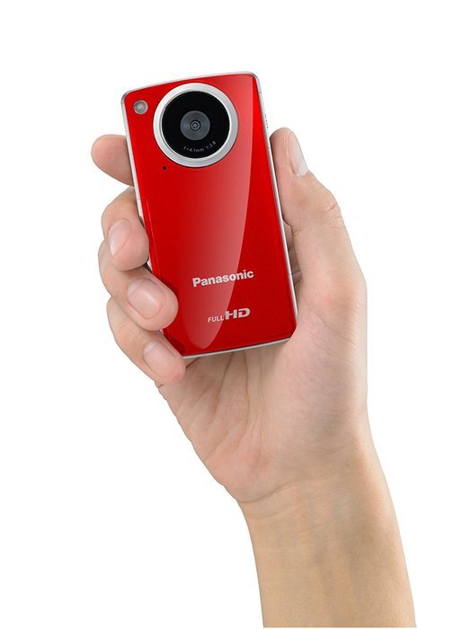 Panasonic TA-1 Ultrathin HD Pocket Camcorder Enabled with Skype and iFrame (Red)