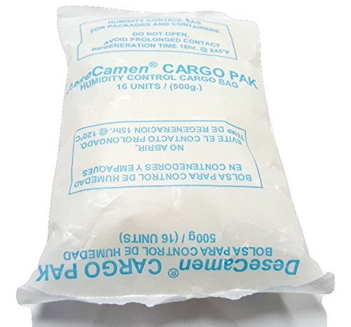 500 Gram Tyvek Silica Gel Packets - 3 Packs - Camen Desecamen