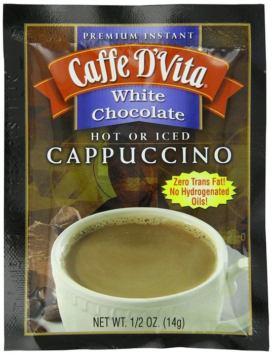 Caffe D'Vita Mocha Cappuccino Sugar Free, 7.5-Gram Single Serve Envelopes (Pack of 24) N22