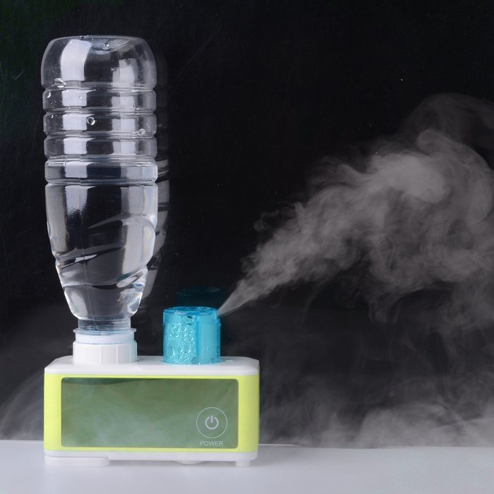 Xcellent Global Mini Ultrasonic Humidifier For Travel & Home Design With Auto Safety Support, Green (Bottle include... N5