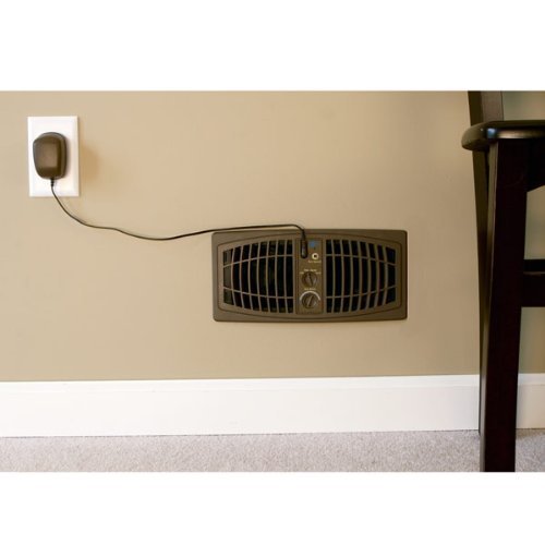 The AirFlow Breeze Home Heating/Cooling System (Brown) (Fits 4"W x 10"L opening)