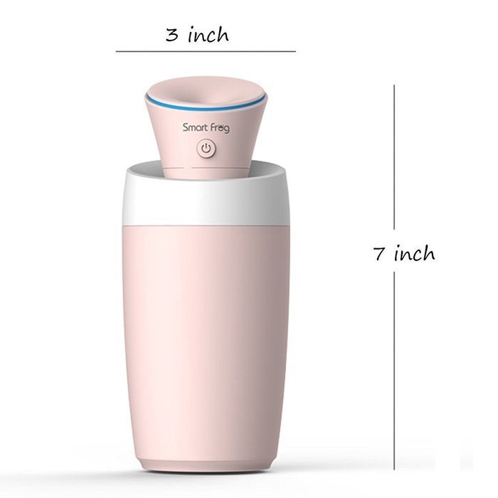 Tanxih Ultra-silence Mini Portable Cool Mist Humidifier Personal Air Purifier Ultrasonic USB Powered Air Water... N7