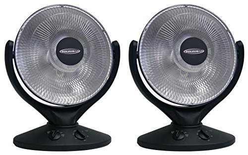 Soleus Air HE08-R9-21 Oscillating Reflective Heater N3
