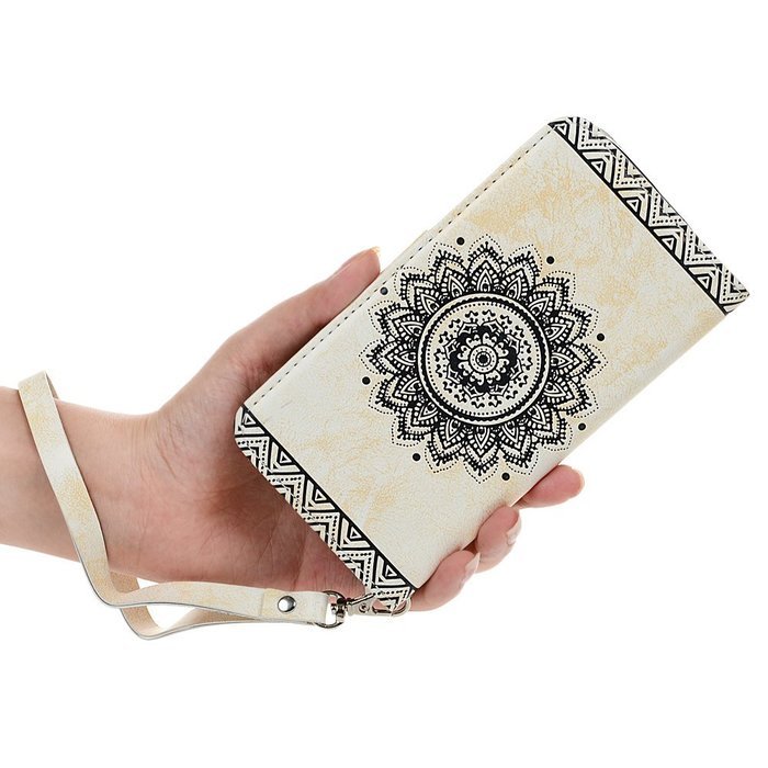 Note 5 Case,Samsung Galaxy Note 5 Case - Wallet Slim Fit Folio Stand 3D Basso-relievo PU Leather Flip Case with... N7