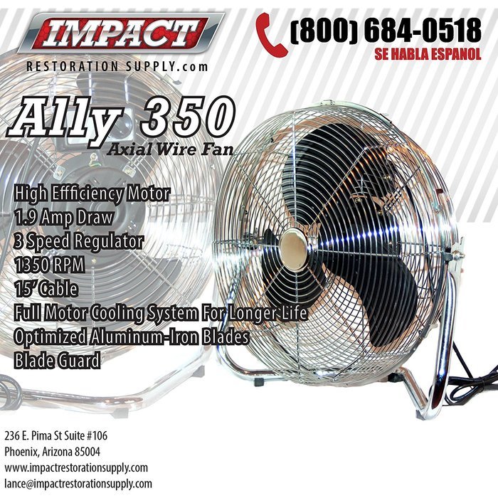 Carpet Dryer | Wire Fan by Impact Restoration Supply N3