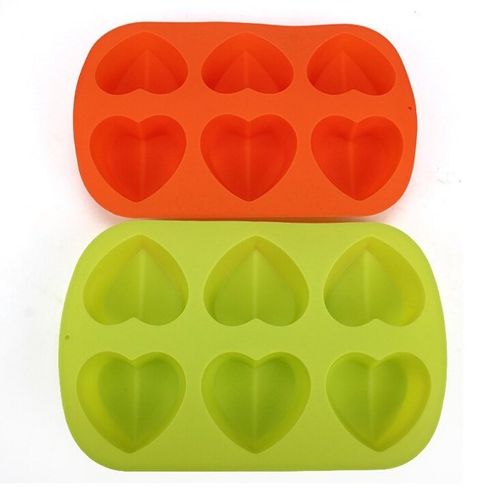 niceEshop(TM) 6 Cavity Sunflower Silicone Cake Mold Pan N12