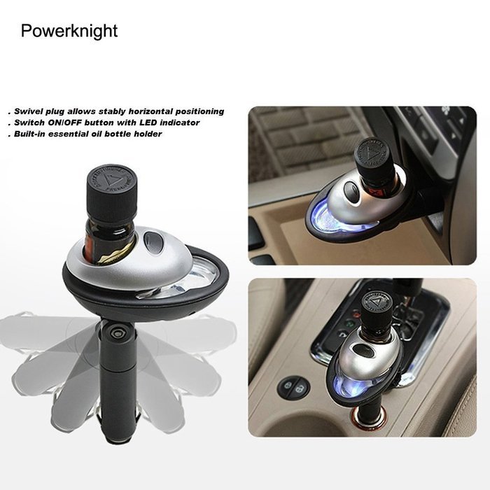PowerKnight Air Purifier Humidifier aromatherapy aroma diffuser oxygen bar car air purifier Refresh & Revitalize N4