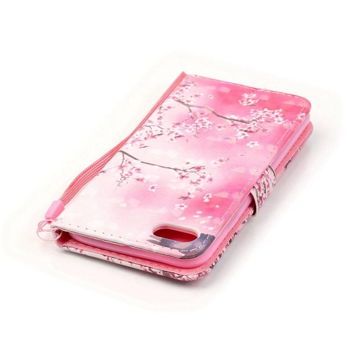iPhone 7 Case,Yaheeda [3D Colored Drawing] [Flip Fit] Premium PU Leather Card-Slots Cash-Slots & Kickstand [Anti-Scratches... N19