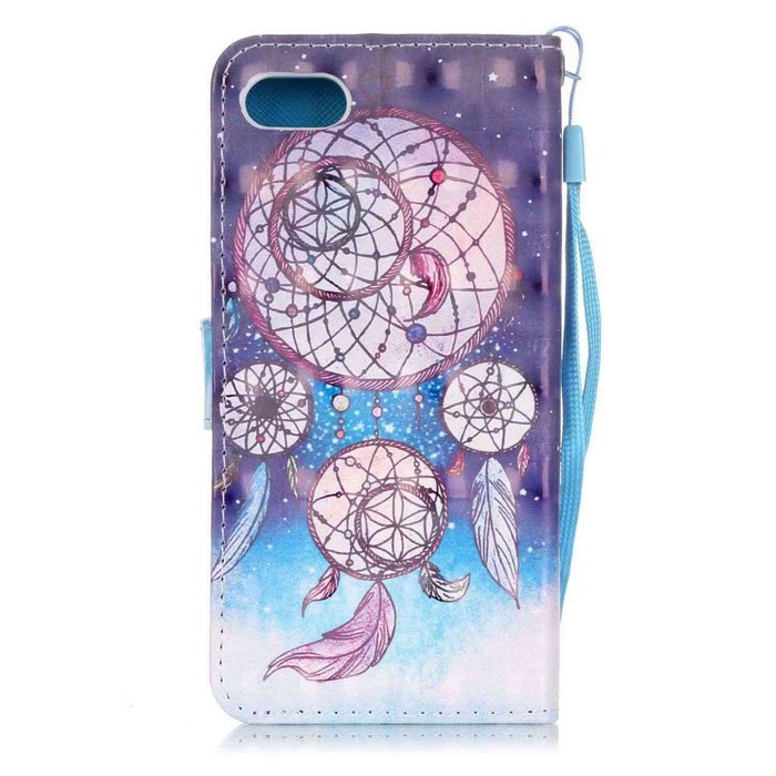 iPhone 7 Case,Yaheeda [3D Colored Drawing] [Flip Fit] Premium PU Leather Card-Slots Cash-Slots & Kickstand [Anti-Scratches... N23