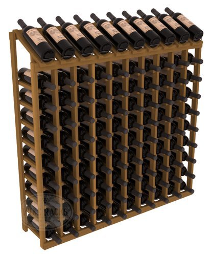 Wine Racks America&reg; Redwood 10 Column 10 Row Display Top Kit. 13 Stains to Choose From! N3