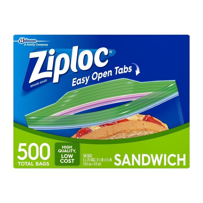 Ziploc Easy Open Tabs Sandwich Bags (4)