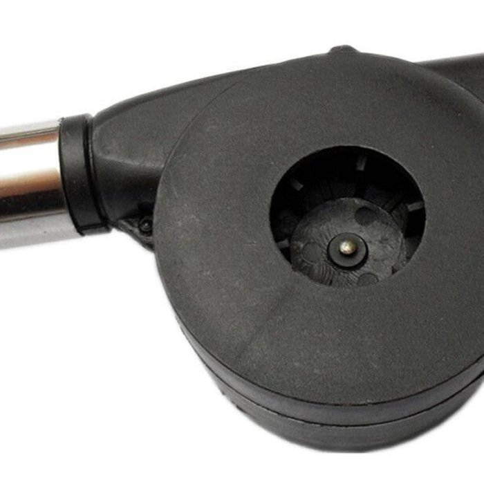 Hooshion New Outdoor Picnic Camping Hand Crank Powered Barbecue BBQ Grill Fan Air Blower N2
