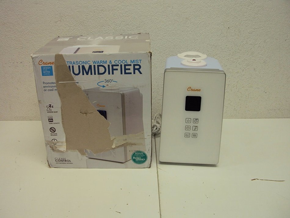 Crane EE-8604 Digital Clean Control Warm & Cool Mist Humidifier N2