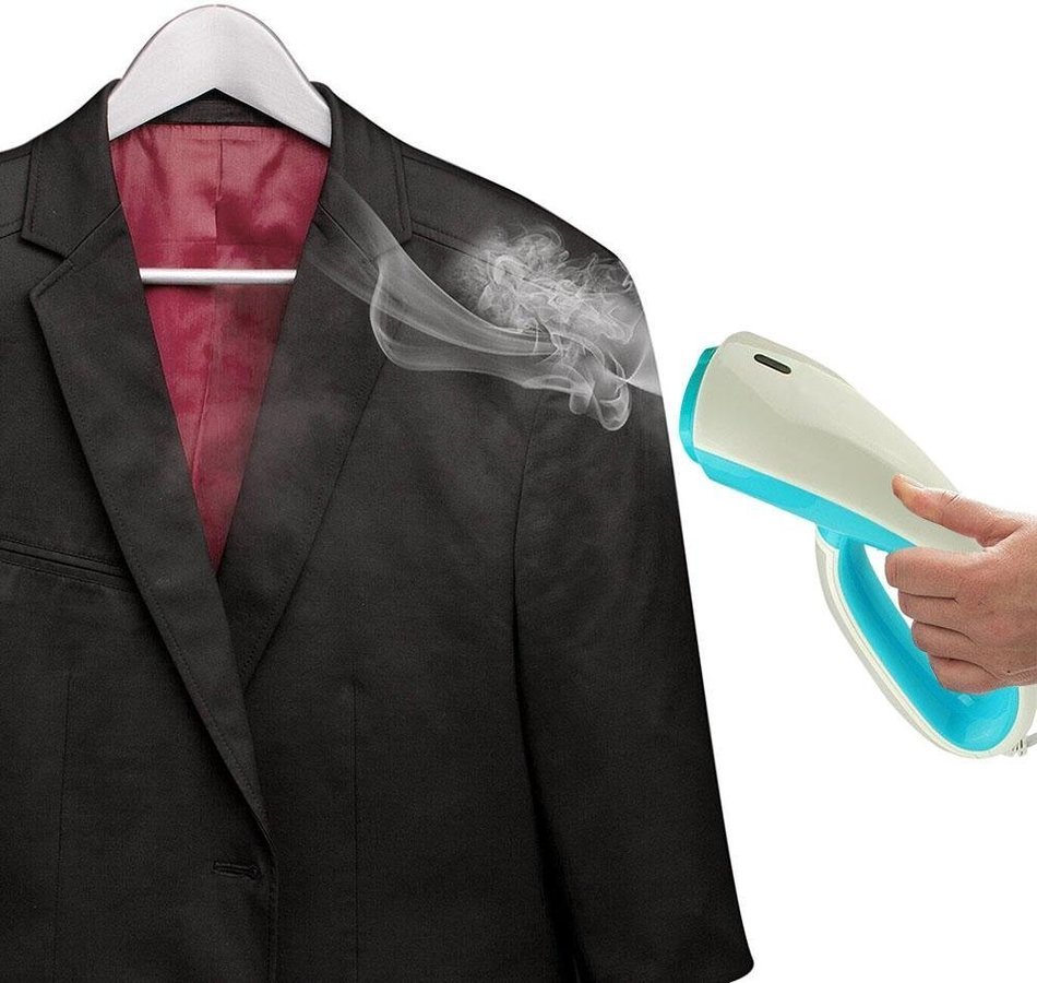 niceEshop(TM) Travel Garment Steamer Mini Handheld Portable Clothes Ironing Steamer Handy Vapor Steamer with Fabric... N3