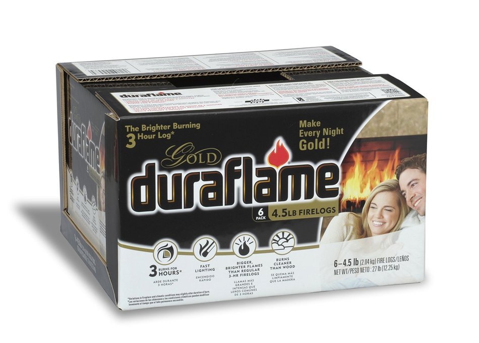 Duraflame 4577 Ultra-Premium Firelogs, 4.5-Pound, 6-Pack