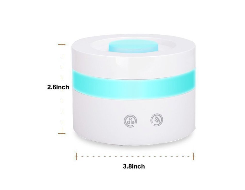 Actpe Portable Travel-size USB 100ml Aroma Essential Oil Diffuser Ultrasonic Air Humidifier Ultrasonic Cool Mist... N7