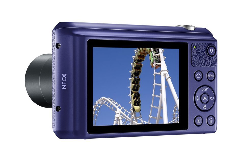 Samsung WB35F 16.2MP Smart WiFi & NFC Digital Camera with 12x Optical Zoom and 2.7" LCD (Black) N3