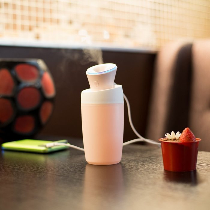 Tanxih Ultra-silence Mini Portable Cool Mist Humidifier Personal Air Purifier Ultrasonic USB Powered Air Water... N8