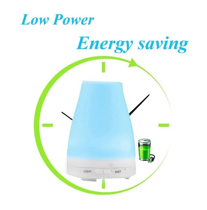 VIVINATURE Humidifier 100ML Ultrasonic Aromatherapy Oil Diffuser Cool Mist Aroma Humidifier with Waterless Auto... N2
