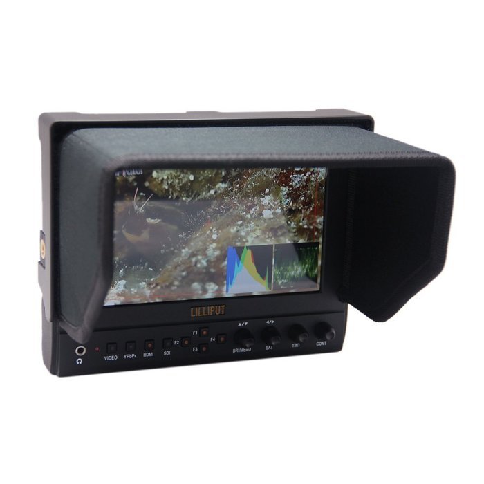 Andoer Lilliput 7" 663/S2 IPS 3G-SDI HDMI In Out HD Peaking Monitor BMCC for DSLR & Full HD Camcorder