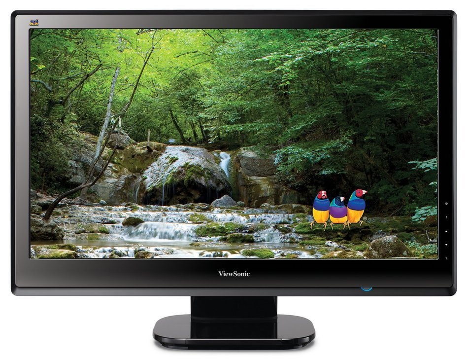 Viewsonic VX2453MH-LED 24-Inch Ultra-thin Widescreen LED Monitor - Black N3