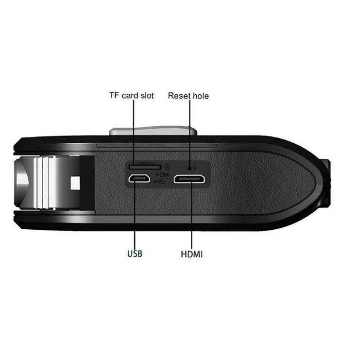2016 New Novatek 96655 Chip Dual Lens Action Camera Outdoor Waterproof Cam 60m Video Camera Sport Camera 360 degrees...