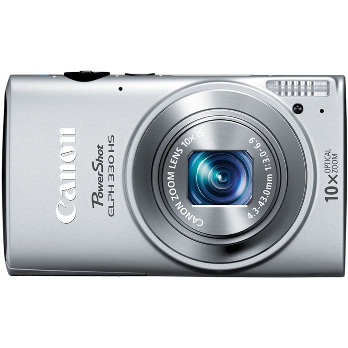 Canon PowerShot ELPH 330 12MP Digital Camera with 10x Optical Image Stabilized Zoom with 3-Inch LCD (Pink) (OLD... N2