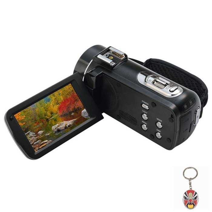 Boblov Ordro HDV-Z20 Full HD 1080P @30FPS 24MP 16X Zoom Digital Video Camera with External MIC- Digital Camcorder...