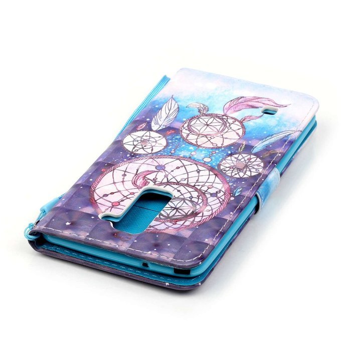 LG G Stylo 2 Case,LG G Stylus 2 Case,Yaheeda [3D Colored Drawing] [Flip Fit] Premium PU Leather Card-Slots Cash-Slots... N21