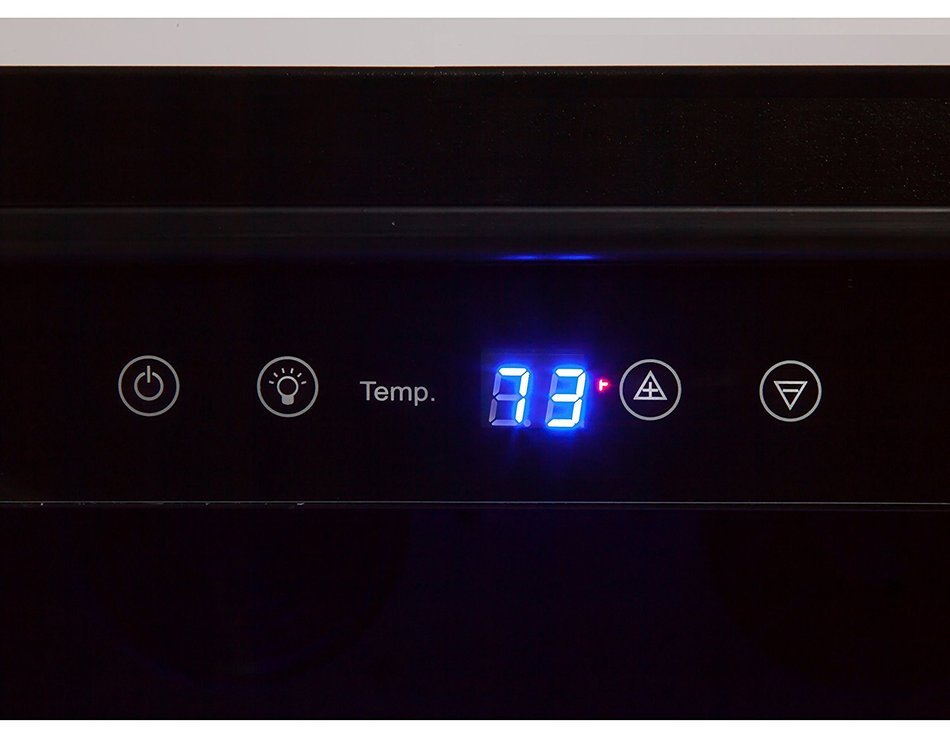 Whynter FWC-1201BB 120 Bottle Freestanding Wine Cabinet Refrigerator, Black N3