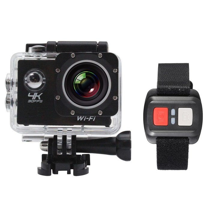 Andoer 2" LCD Screen Wifi Sports Action Camera 4X Zoom 170&deg;Wide-angle 4K 30fps 1080P 60fps 16MP Waterproof 30M... N2