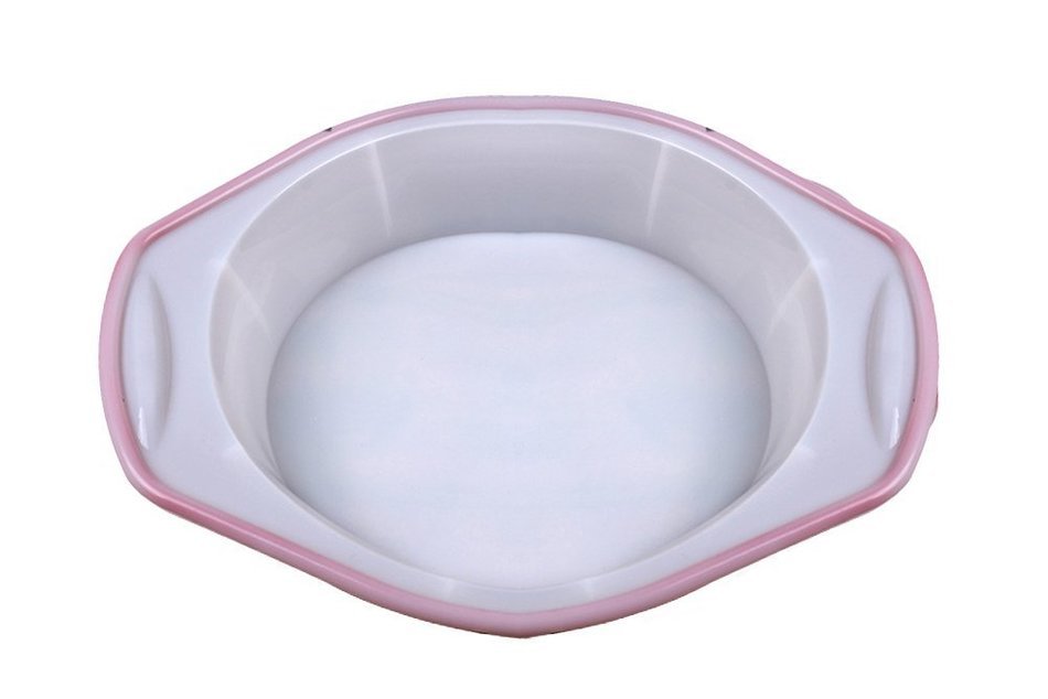 YIJIA Silicone Round Cake Pizza Baking Pan Heat Resistant Cookies Cupcake Tray Mold Bread Loaf Toast Bakeware... N4