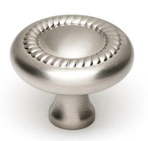 Alno A812-38-SN Rope Traditional Knobs, Satin Nickel, 1-1/2 by Alno