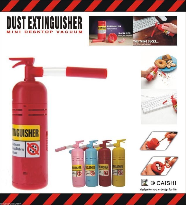 eSmart Dust Extinguisher Mini Desktop Computer Dust Cleaner Laptop Vacuum Cleaner Red (Red)