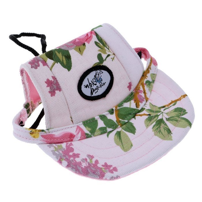 PyLios(TM) Fashion Dog Visor Breathable Fabric Baseball Hat Pet Sun Hat Super Cute Sun-shading Cap with Ear Holes... N2