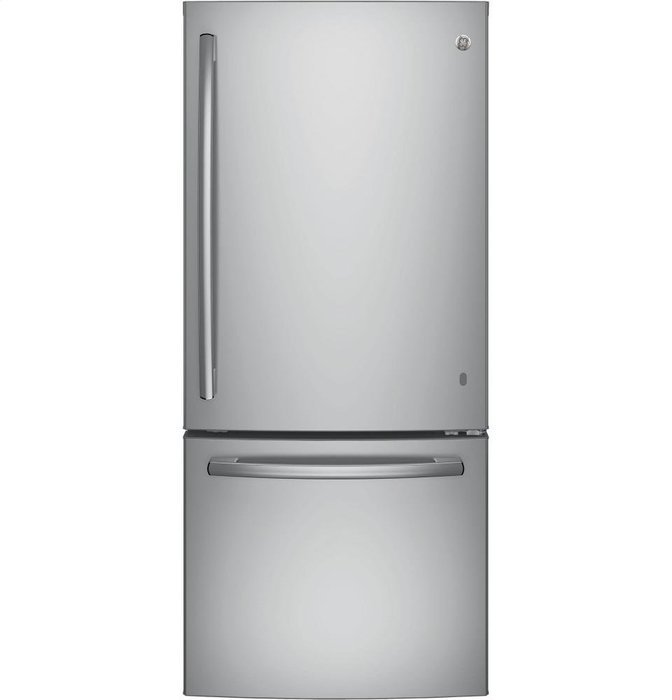 GE Stainless Steel Bottom Freezer Refrigerator N3