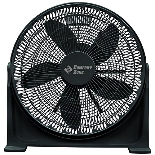 Portable 20-Inch High Velocity 'Kool Machine' Turbo Fan, Black
